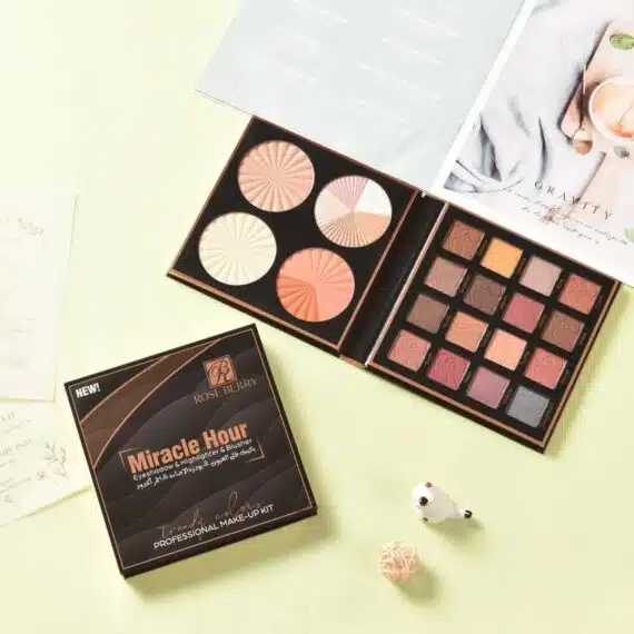 Roseberry Miracle Hour Eyeshadow Highlighter Blusher Platter