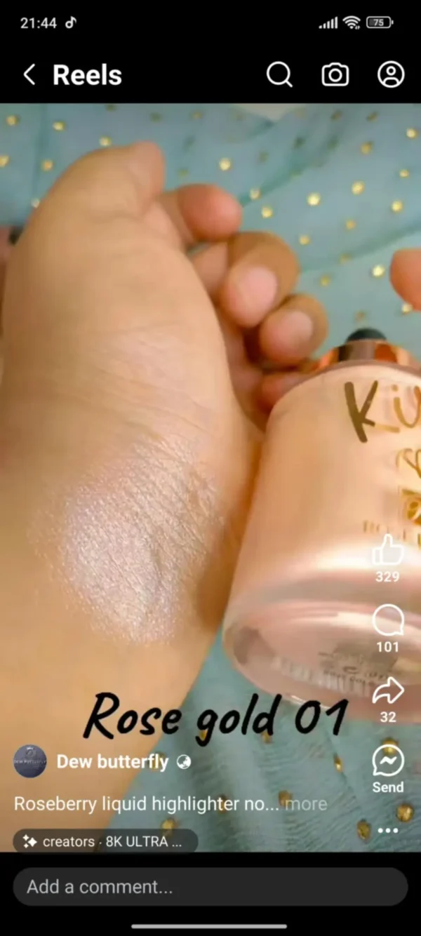 Roseberry Li𝗾𝘂𝗶𝗱 Shine Highlighter - Image 2